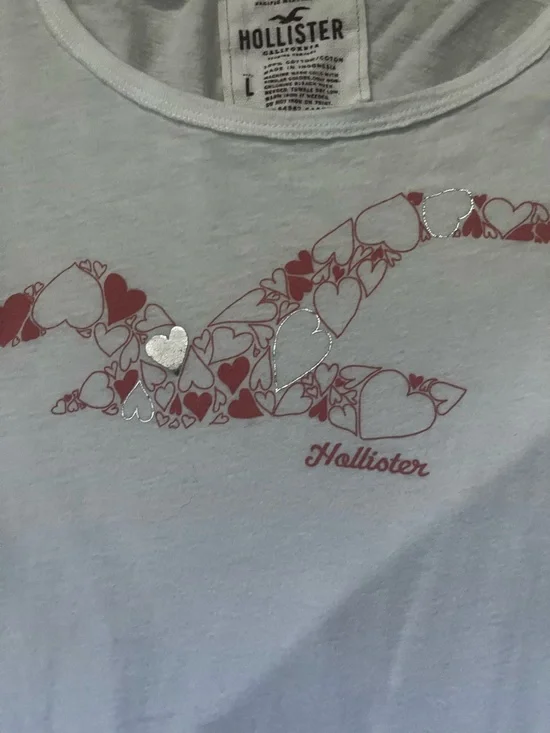 Vintage 2000’s y2k Hollister women’s tee m l - Picture 4 of 5